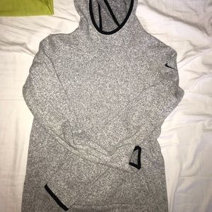 Heather Grey Nike hoodie